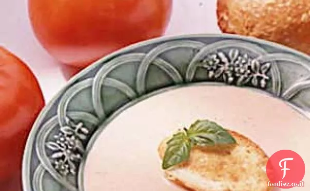 Giardino-Zuppa di pomodoro fresco
