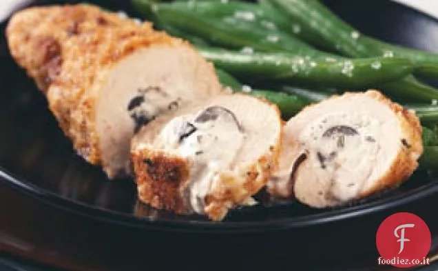 Pollo cremoso ripieno di olive