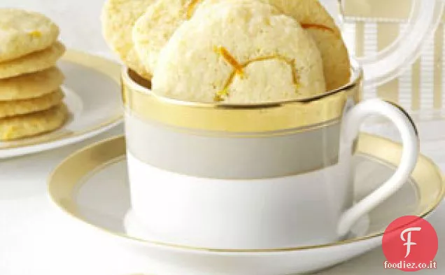 Biscotti di wafer all'arancia e al limone