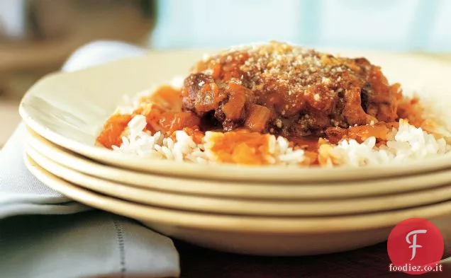 Pollo stufato in aglio e cannella