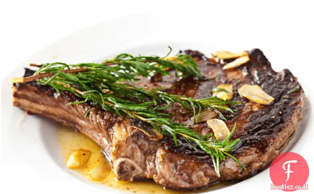 Bistecca all'aglio al rosmarino