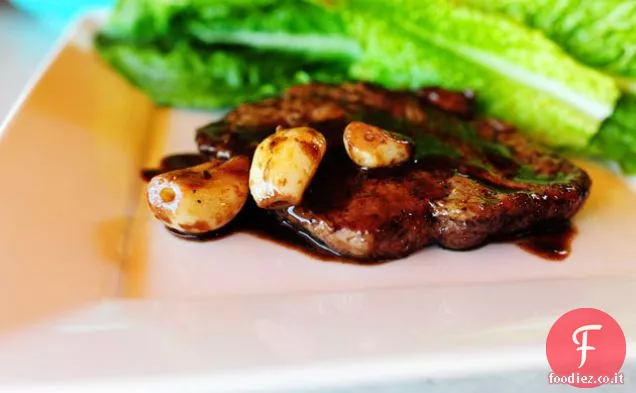 Braciole di maiale con Vino e Aglio