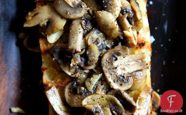 Semplice Aglio Funghi Bruschetta