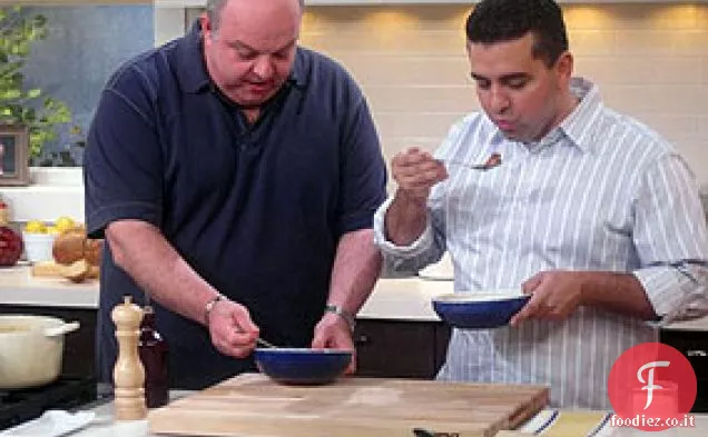 Fagioli bianchi e diffusione di aglio arrosto