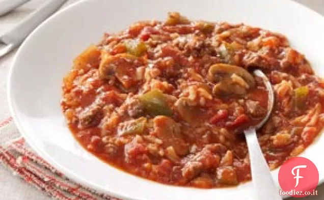 Zuppa di pepe non imbottita