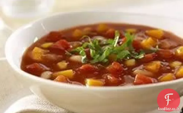 Fragrante zuppa di verdure autunnali