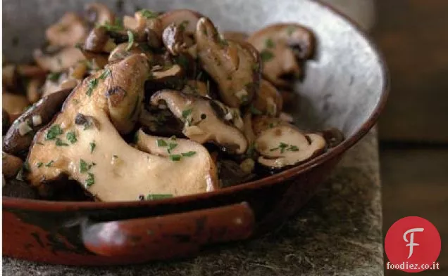Funghi saltati all'aglio