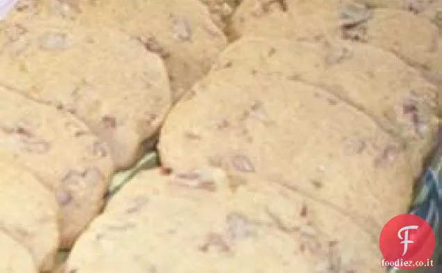 Biscotti di zucchero di canna Pecan frigorifero