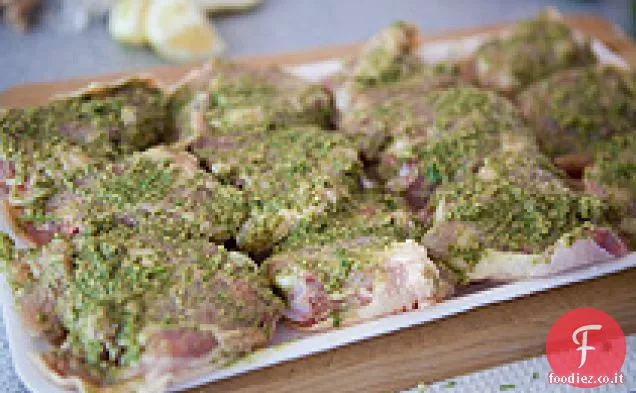 Aglio piccante Anacardi Pollo
