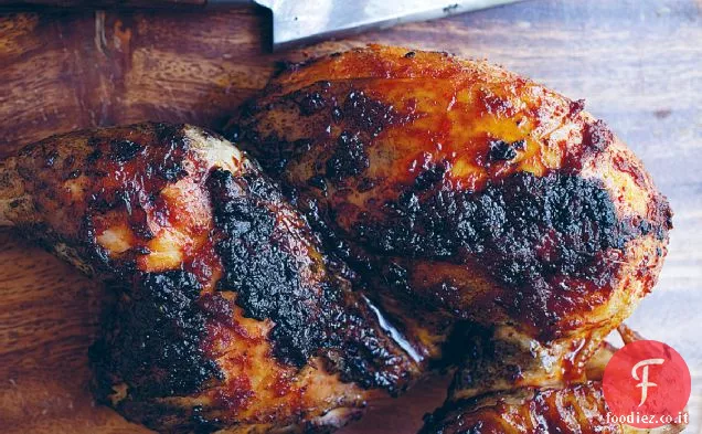 Zenzero-aglio mezza ricetta di pollo