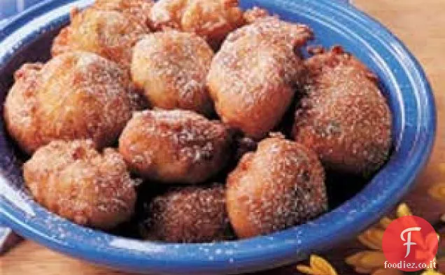 Frittelle di rabarbaro
