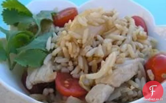 Riso fritto di maiale tailandese