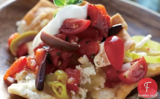 Nachos in stile greco