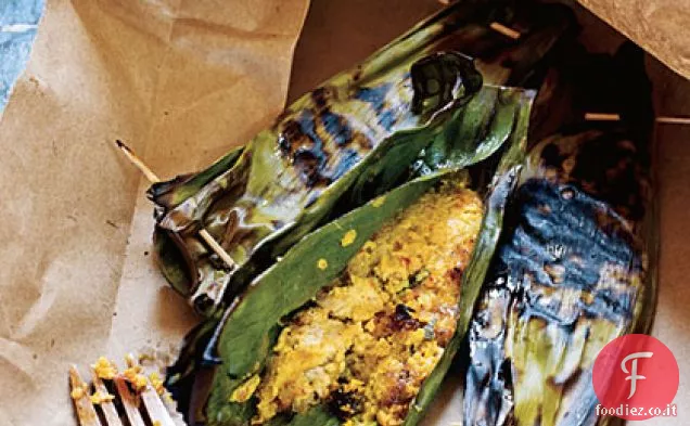 Otak Otak (Quenelles di pesce alla griglia)