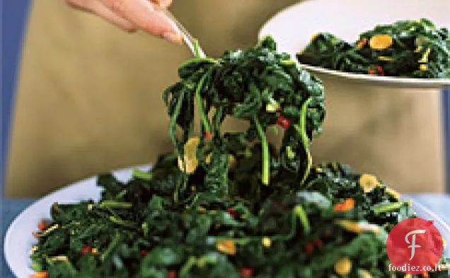Verdure all'aglio sostanziose