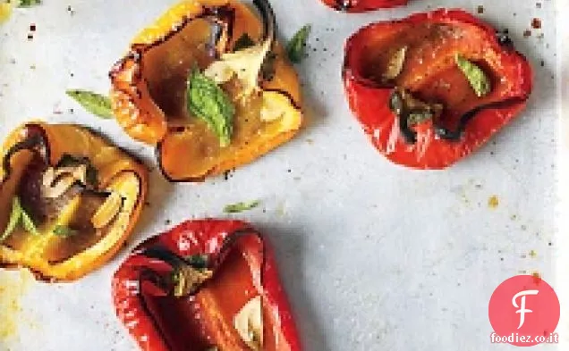 Peperoni Arrostiti con Aglio ed erbe aromatiche