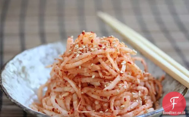 Csa Box #4: ricetta rapida per insalata di cavolo rapa