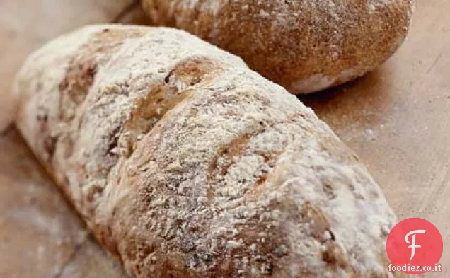 Pane di porri e noci