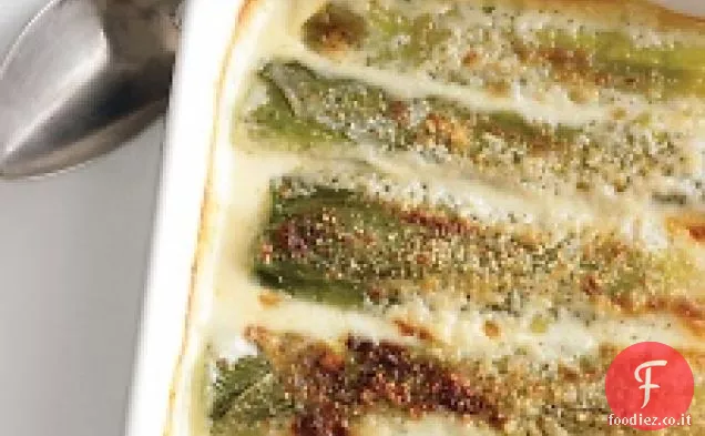 Porro gratinato