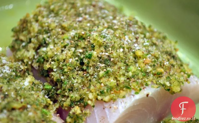 Erba e noce in crosta Mahi Mahi