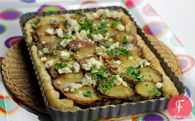 Ricetta torta di porro di patate