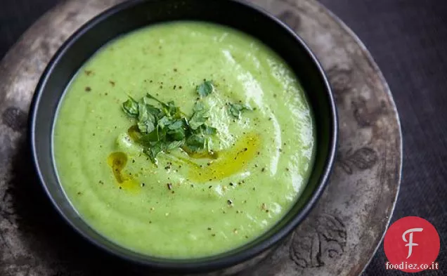 Zuppa di pastinaca con porri e Prezzemolo