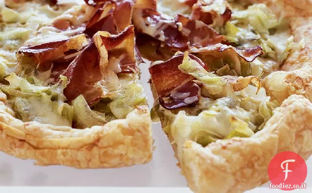 Crostata di porri e Gruyère