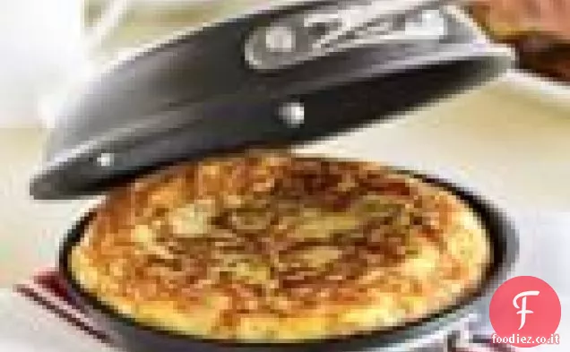 Frittata di porri, patate e Gruyère
