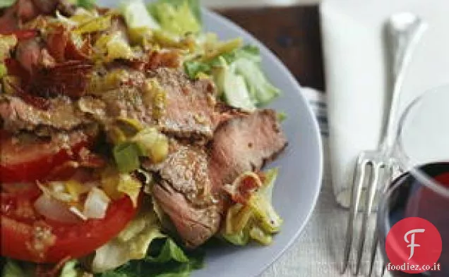 Blt: Insalata di manzo, porro e pomodoro