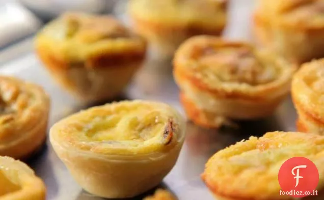 Mini Torte salate al porro