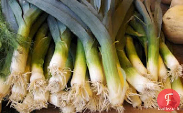 Zuppa di porri affumicati
