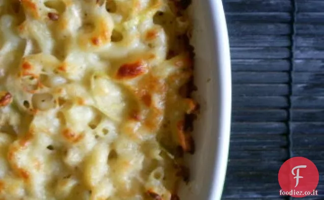Maccheroni e formaggio croccanti tamificati