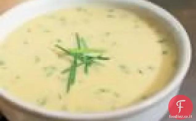 Purea di zucca e porri estivi