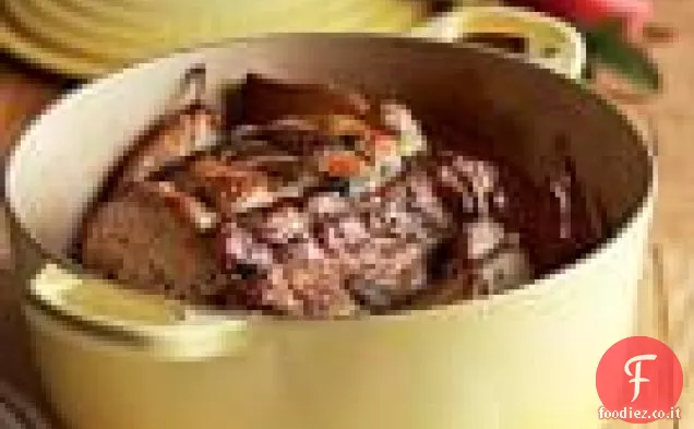 Arrosto di maiale con Pere