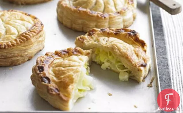 Porri e Cheddar Pithiviers