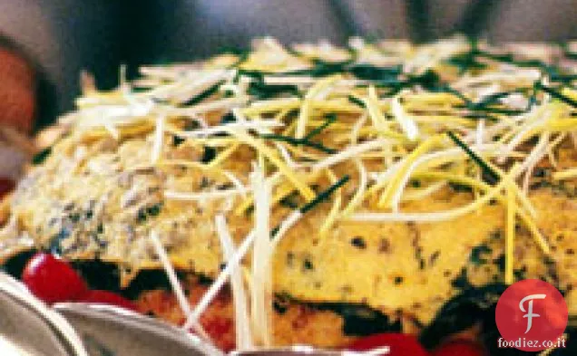 Frittata di primavera a strati