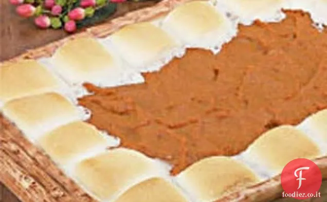 Patate dolci ricoperte di malva