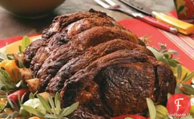 Arrosto di costolette del sud-ovest con salsa