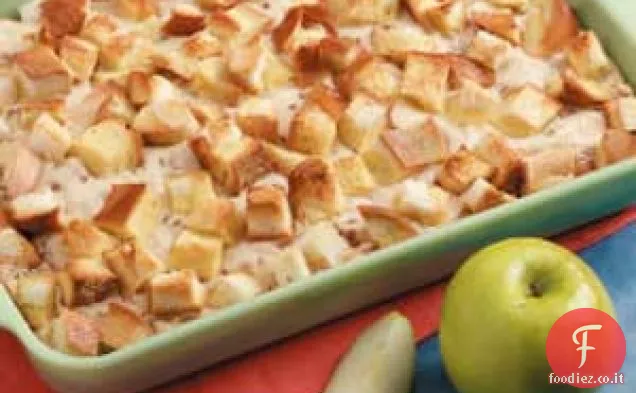 Toast francese alla mela caramellata