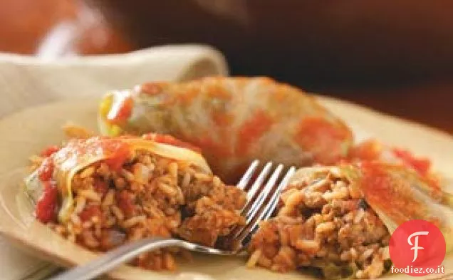 Involtini di cavolo vecchio stile