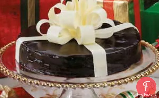 Torta al cioccolato in confezione regalo