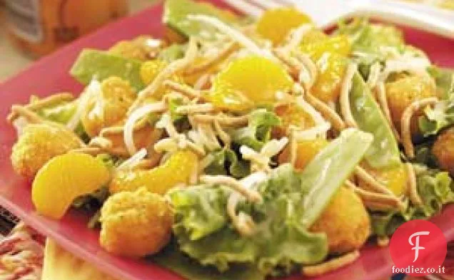 Insalata di pollo ai popcorn