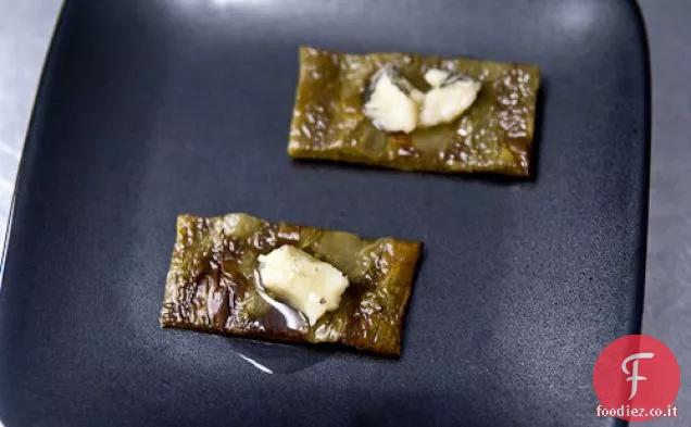 Nopales alla griglia con Roquefort