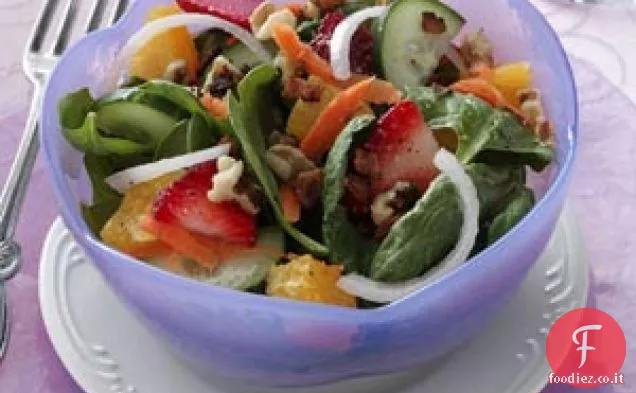 Insalata di spinaci e fragole