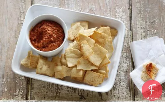 Salsa di peperoni rossi arrostiti e noci