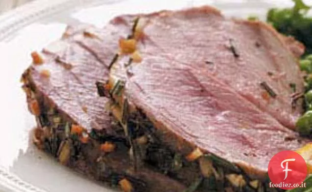 Cosciotto d'agnello arrosto al rosmarino