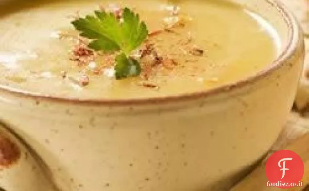 Zuppa di mais e zucca