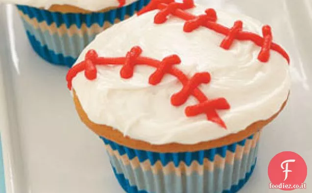 Cupcakes con palla curva
