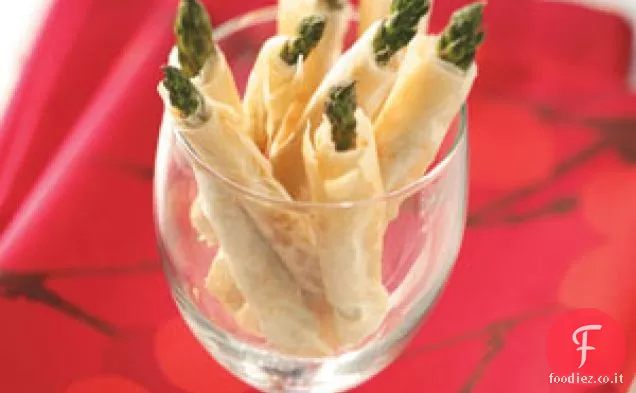 Roll-up di asparagi alla parmigiana