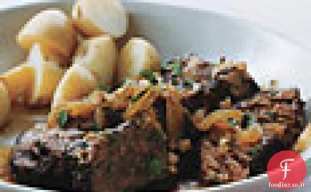 Brasato di manzo e cipolle